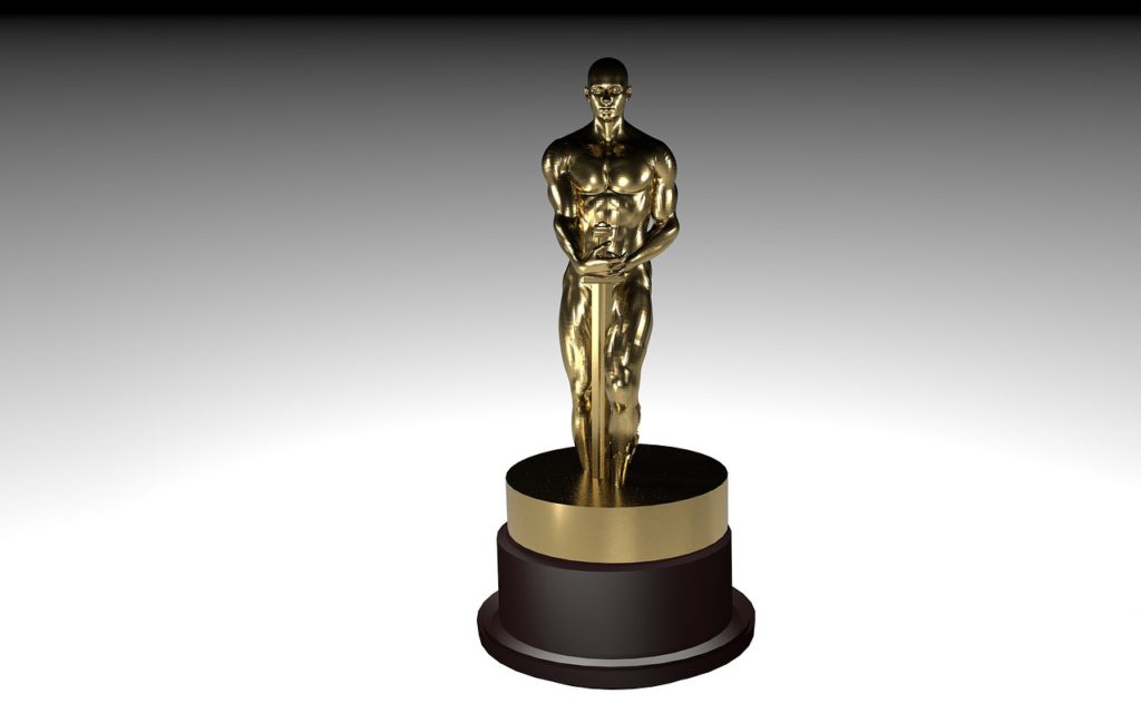 En oscarsstatyett.
