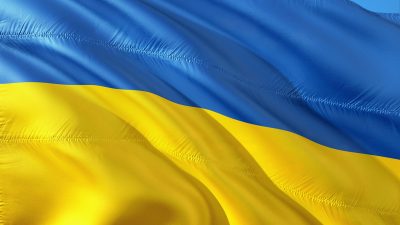 Ukrainas flagga.